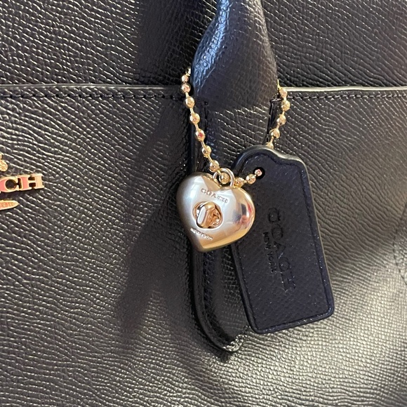 Coach Bailey Carryall Purse/Tote Bag (Navy) - Picture 7 of 8